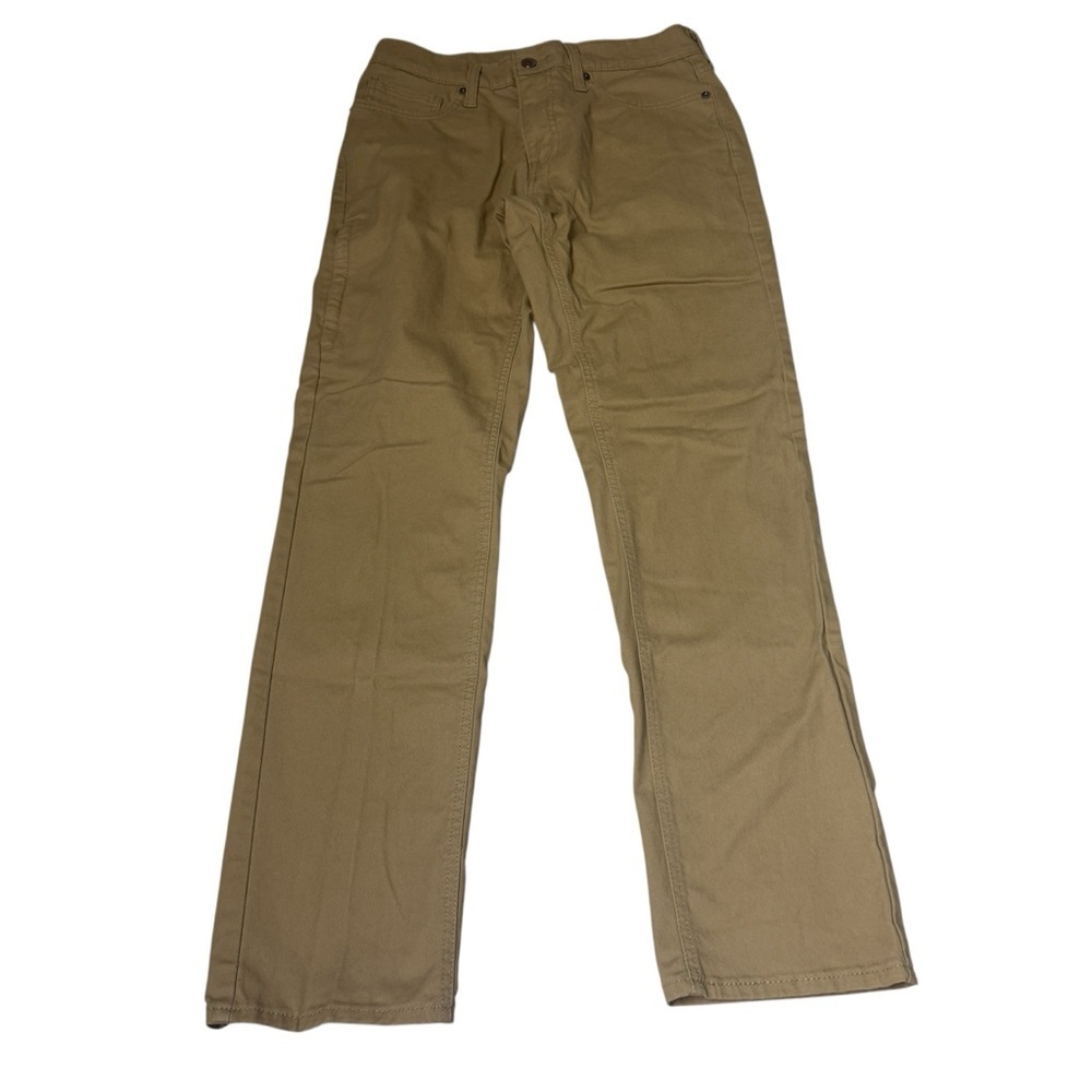 Levi Strauss Khaki tan athletic flex casual pants jeans 29x32